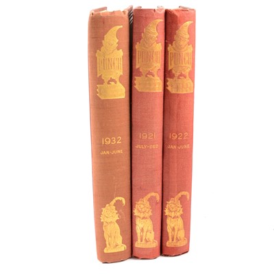 Lot 195 - Small library of bound Punch volumes