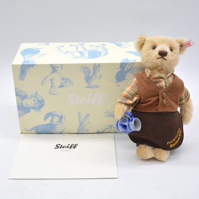 Lot 38 - Steiff Germany teddy bear, 673436 'Appelwoi', boxed with certificate.