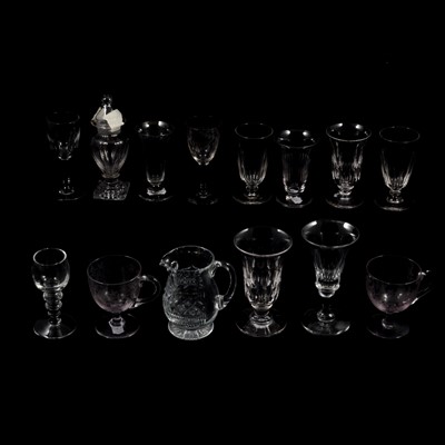 Lot 32 - Small collection of antique glassware