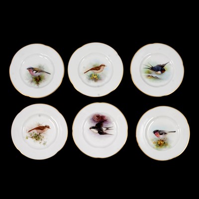Lot 20 - Six Royal Worcester tea plates and coffee wares