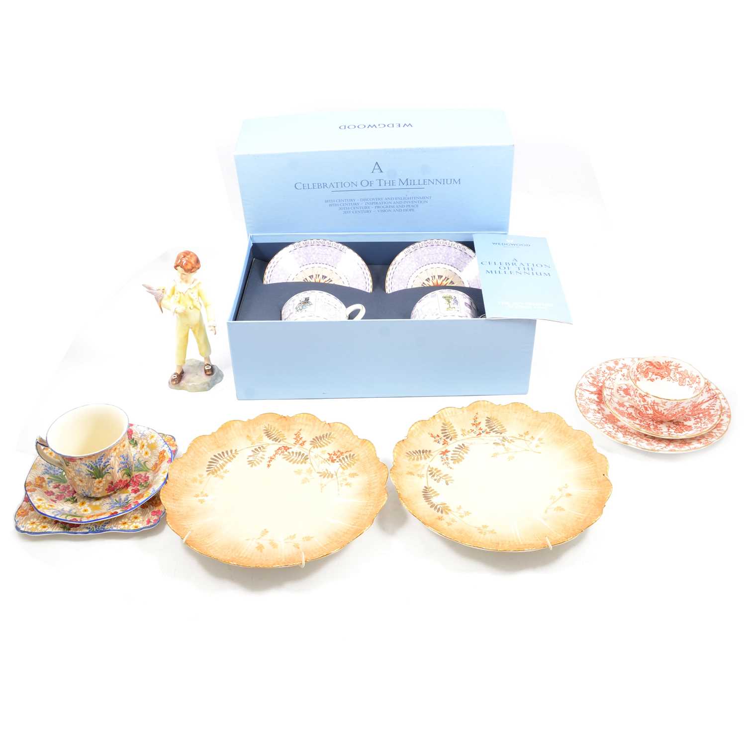 Lot 110 Royal Worcester figurine, Parakeet, etc.