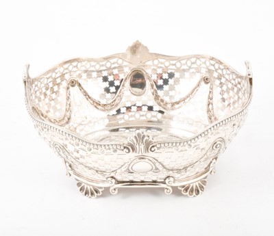 Lot 227 - Victorian silver dessert basket