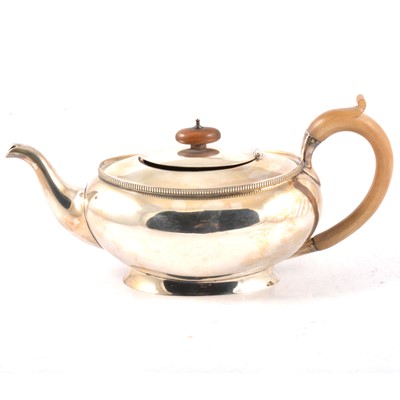 Lot 231 - Silver teapot