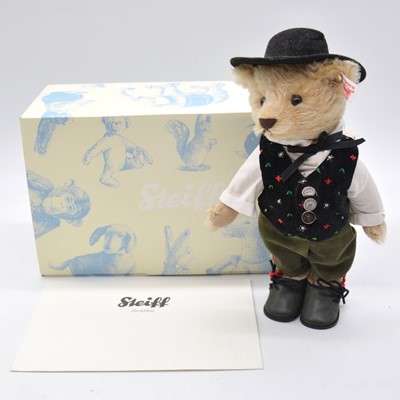 Lot 104 - Steiff Germany teddy bear, 672200 'Sepp', boxed with certificate.