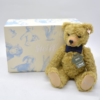 Lot 25 - Steiff Germany teddy bear, 664670 'Harrods bear 2014', boxed.