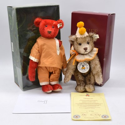 Lot 71 - Two Steiff Germany teddy bears, 420023 'Steiff Club 1993', 406195 'Alfonzo 1908', boxed