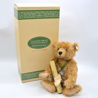 Lot 126 - Steiff Germany teddy bear, 675928 'Captain James', boxed with certificate