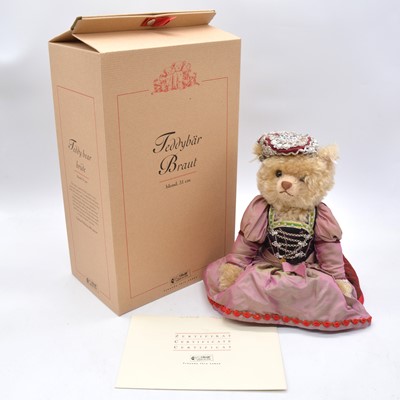 Lot 106 - Steiff Germany teddy bear, 038013 'Braut', boxed with certificate