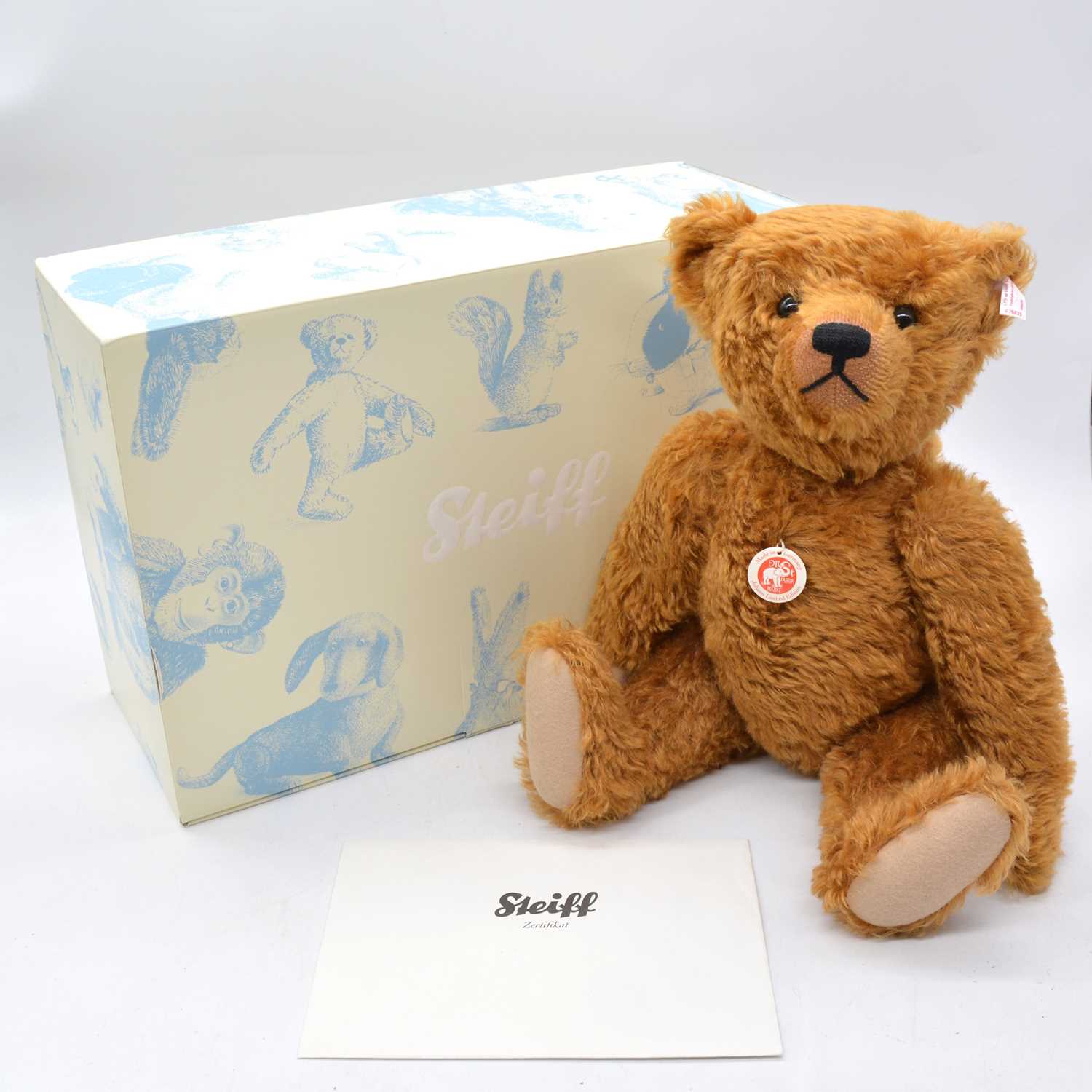 Lot 131 - Steiff Germany teddy bear, 036835 'Johann', boxed with certificate