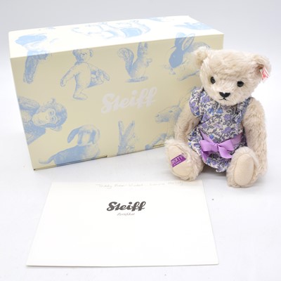 Lot 74 - Steiff Germany teddy bear, 677625 'Violet', boxed with certificate.