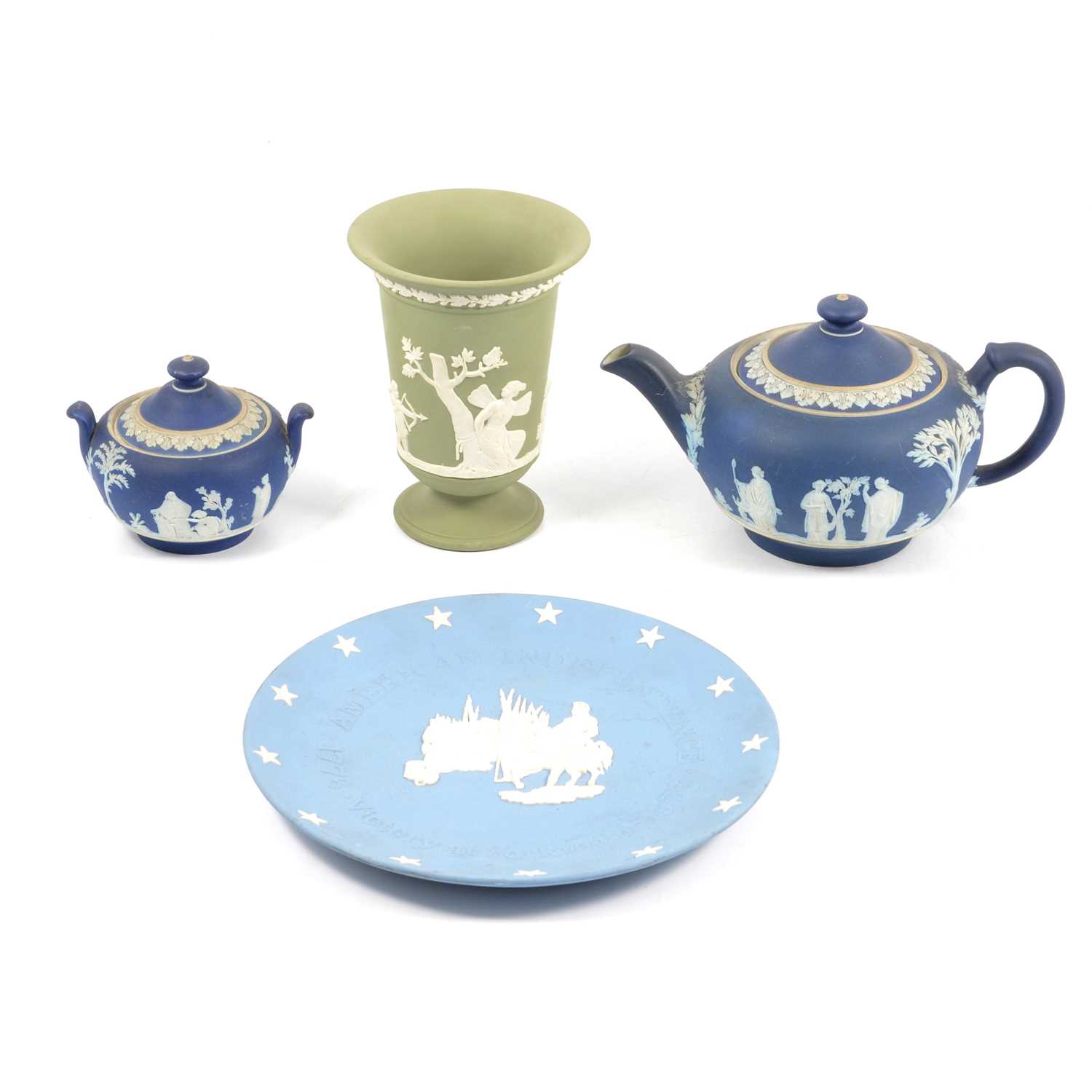 Lot 107 - Small collection of Wedgwood Jasperware