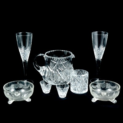 Lot 124 - Quantity of cut crystal glassware