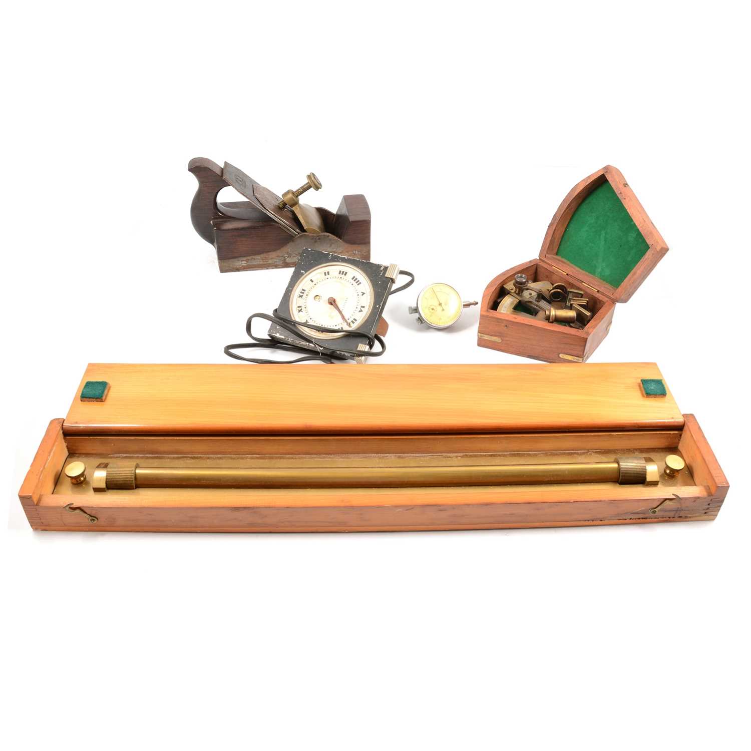 Lot 153 - Brass sextant by Troughton & Simms London 1910 etc.