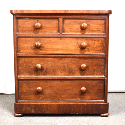 Lot 451 - Victorian mahogany chest of drawers