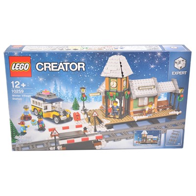 Lot 156 - Lego set, 10259 'Winter Village Station', boxed