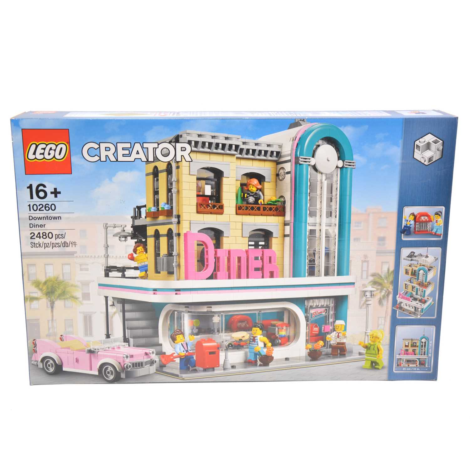 Legos Create Set Lot 168 - Lego Creator set, 10260 'Downtown Diner',