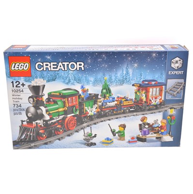 Lot 161 - Lego Creator set, ref 10254 'Winter Holiday Train', boxed