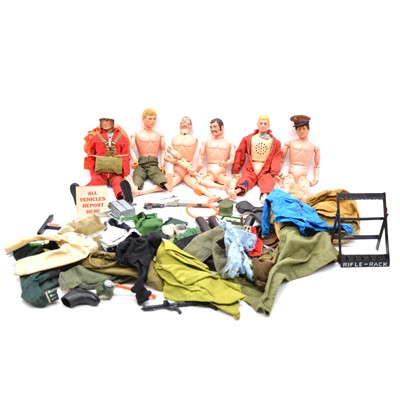 Lot 271 - Action Man by Palitoy, a selection to include six various figures.