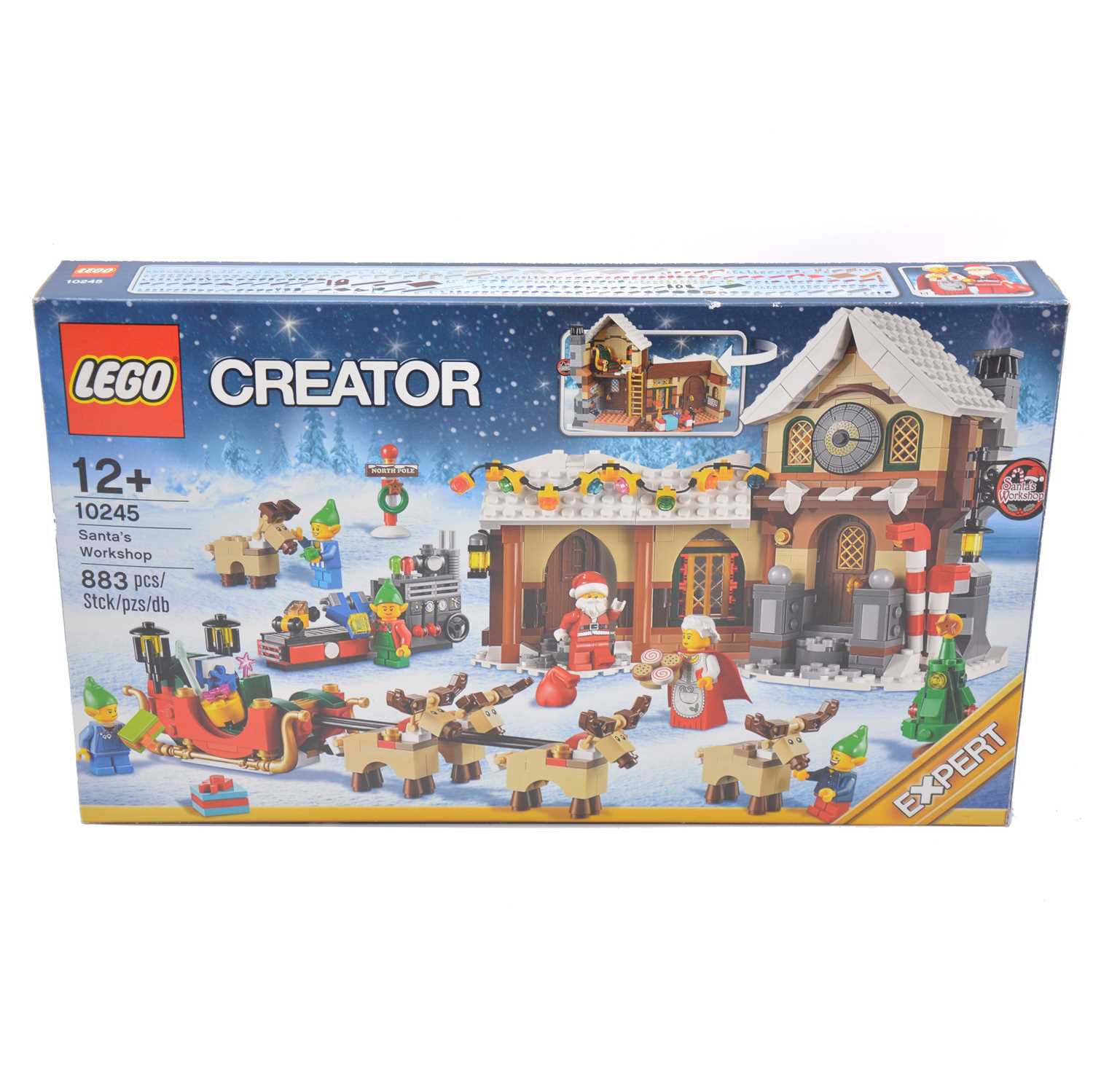 Lot 160 - Lego Creator set, ref 10245 'Santa's Wrokshop', boxed