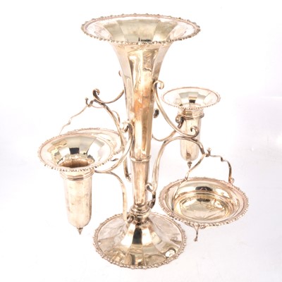 Lot 264 - George VI silver epergne