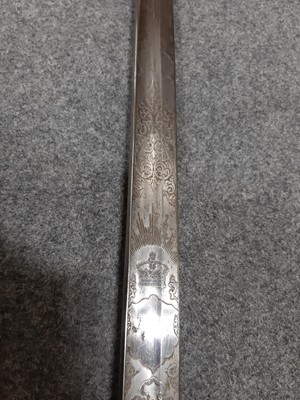 Lot 136 - Victorian Light Infantry sword and a modern Japanese sword