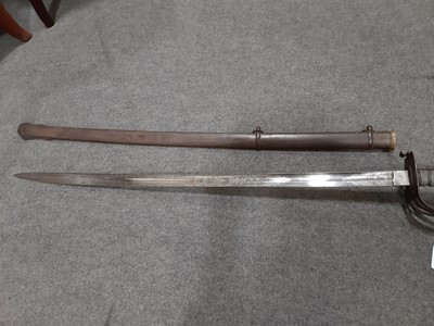 Lot 136 - Victorian Light Infantry sword and a modern Japanese sword