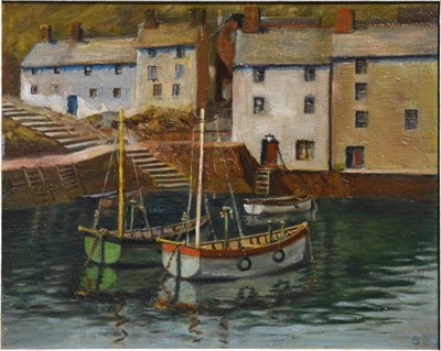 Lot 299 - C M Lambert, Polperro harbour