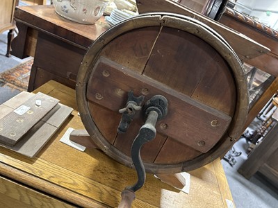 Lot 541 - Vintage butter churn