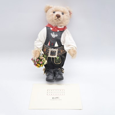 Lot 107 - Steiff Germany teddy bear, 038020 'Groom', with certificate.