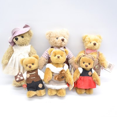 Lot 54 - Six limited edition Teddy Hermann teddy bears