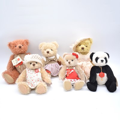 Lot 40 - Six limited edition Teddy Hermann teddy bears