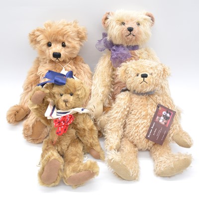 Lot 122 - Four artists original teddy bears