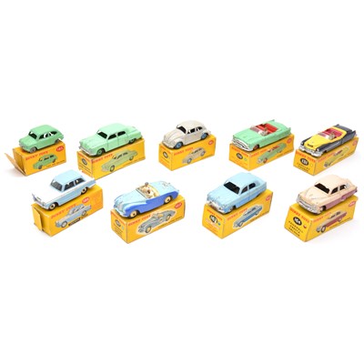 Lot 36 - Nine Dinky Toys die-cast model cars