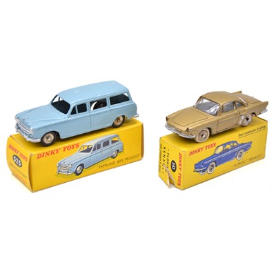 Lot 1 - Two French Dinky Toys die-cast models ref 543 and ref 525.