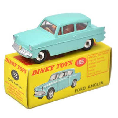 Lot 41 - Dinky Toys die-cast model ref 155 Ford Anglia, boxed