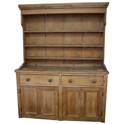 Lot 728 - Victorian farmhouse dresser base