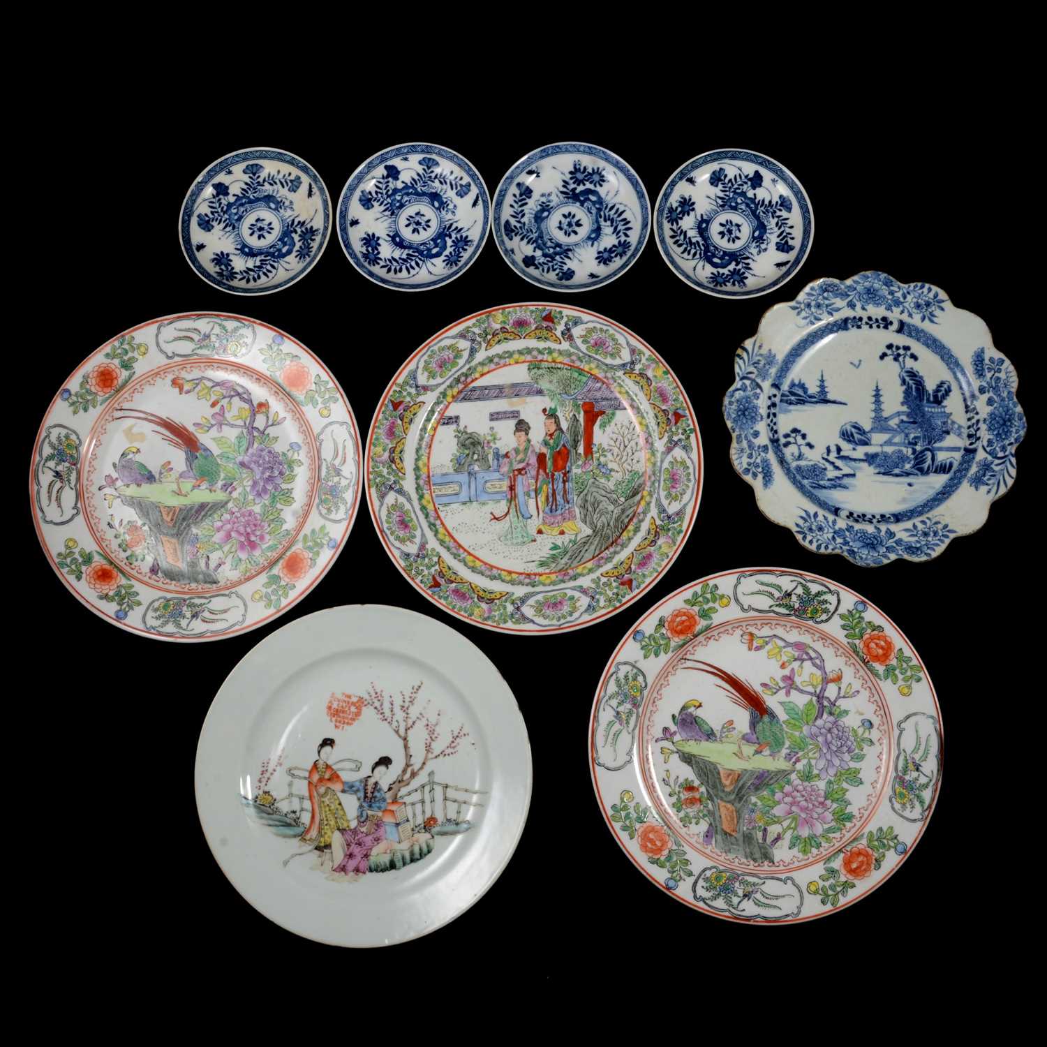 Lot 12 Quantity of Chinese plates and dishes