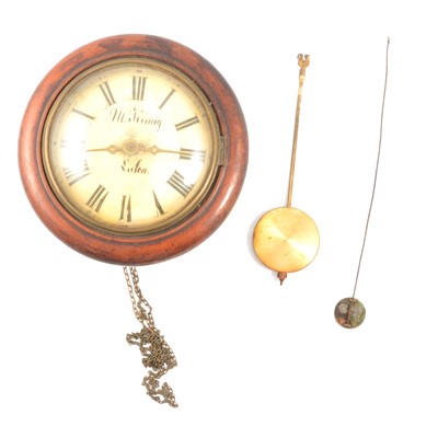 Lot 176 - Chain driven wall clock