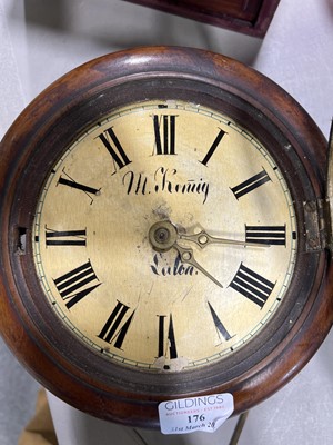 Lot 176 - Chain driven wall clock