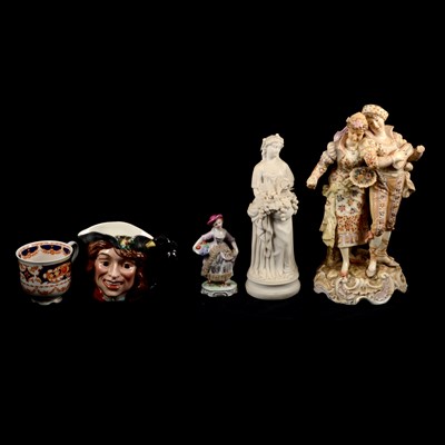 Lot 36 - Collection of Continental figures and novelty character jugs