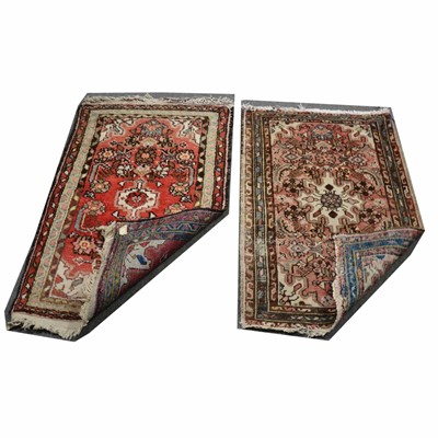 Lot 406 - Two Hamadan mats