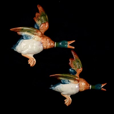 Lot 10 - Two Beswick Flying Mallard duck wall plaques