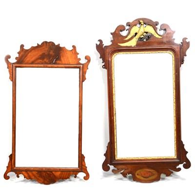 Lot 473 - Two Chippendale style mirrors