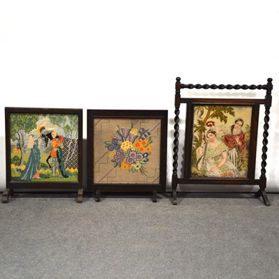 Lot 407 - Five firescreen