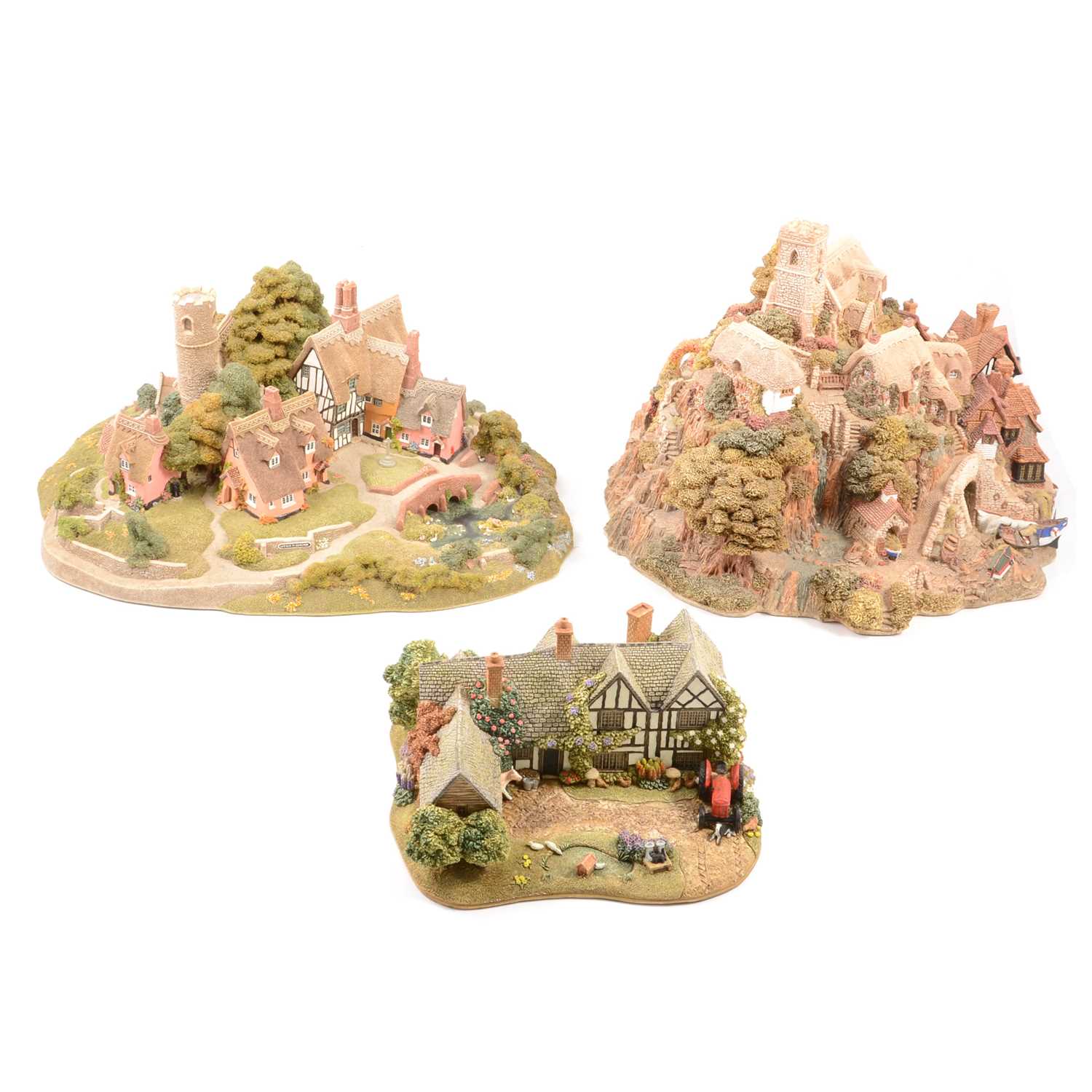 Lot 9 - Three large limited edition Lilliput Lane models