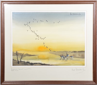 Lot 338 - Hugh Brandon-Cox, Blakeney Sunset - Brent flight