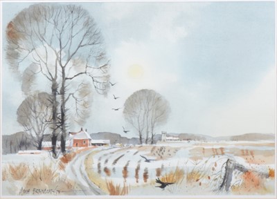 Lot 340 - Hugh Brandon-Cox, January Morning, Norfolk