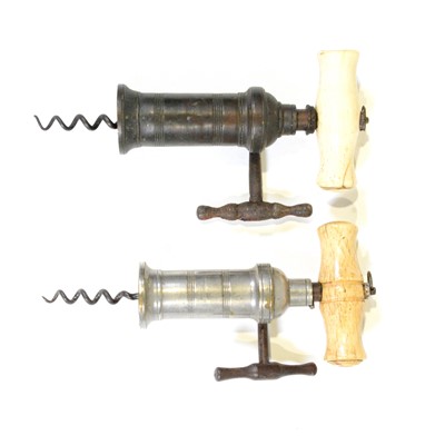 Lot 11 - Two Thomason type Kings screw corkscrews