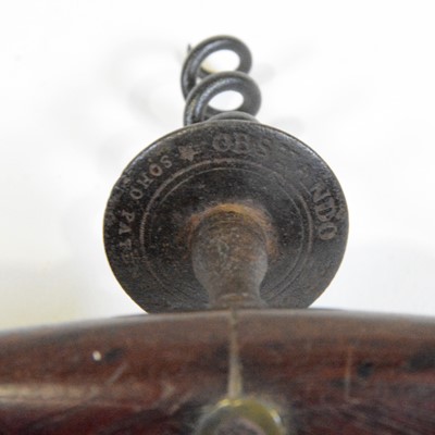 Lot 12 - Samuel Henshall Soho Patent corkscrew, Obstando Promoves
