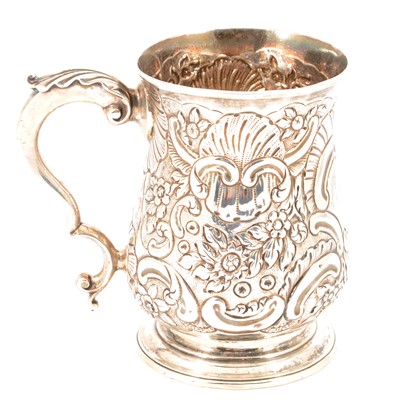 Lot 263 - A silver christening mug, maker's mark indistinct, London 1773.